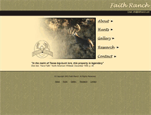 Tablet Screenshot of faithranch.com